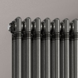 Eastbrook Imperia 2 Column Radiator 600mm x 1010mm Bare Metal   41.0937