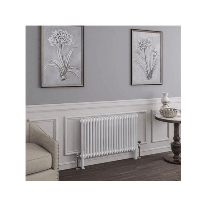 Eastbrook  Imperia 2 Column Radiator 600mm x 1010mm Gloss White   41.0389