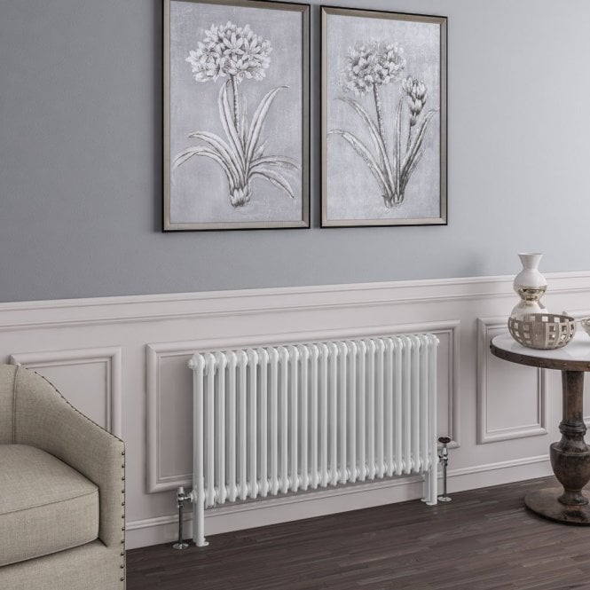 Eastbrook  Imperia 2 Column Radiator 600mm x 1145mm Gloss White   41.0337
