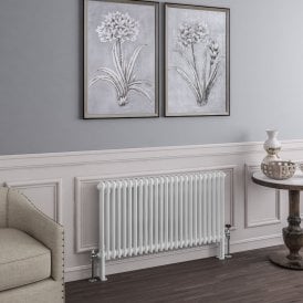 Eastbrook Imperia 2 Column Radiator 600mm x 1145mm Gloss White   41.0337
