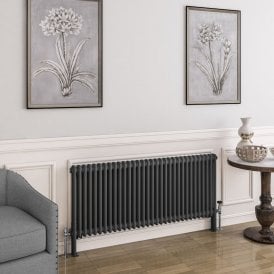 Eastbrook Imperia 2 Column Radiator 600mm x 1460mm Matt Anthracite   41.0399