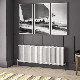 Eastbrook Imperia 2 Column Radiator 600mm x 1640mm Gloss White   41.0919
