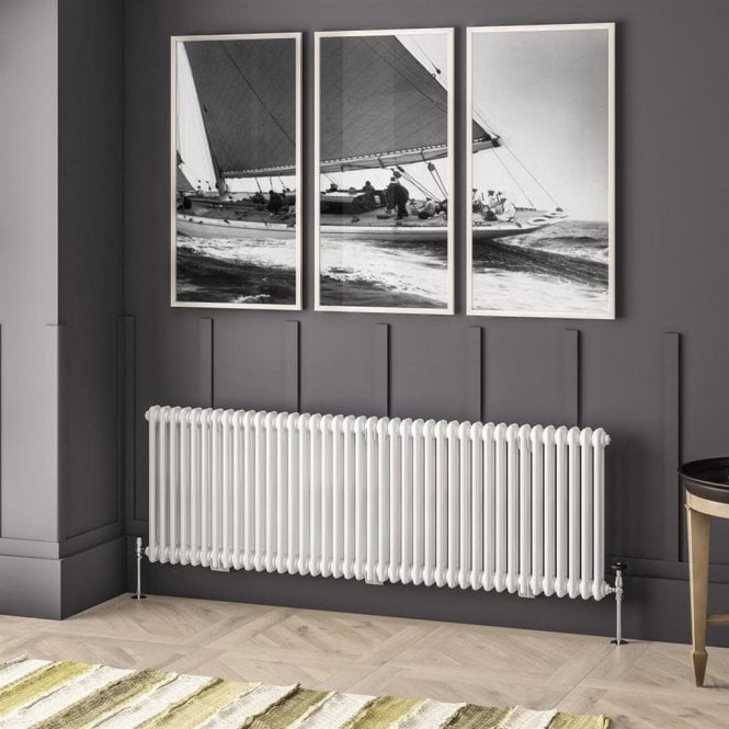 Eastbrook  Imperia 2 Column Radiator 600mm x 1820mm Gloss White   41.0920