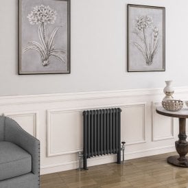Eastbrook Imperia 2 Column Radiator 600mm x 560mm Matt Anthracite   41.0397