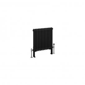 Eastbrook Imperia 2 Column Radiator 600mm x 605mm Matt Black   41.0755