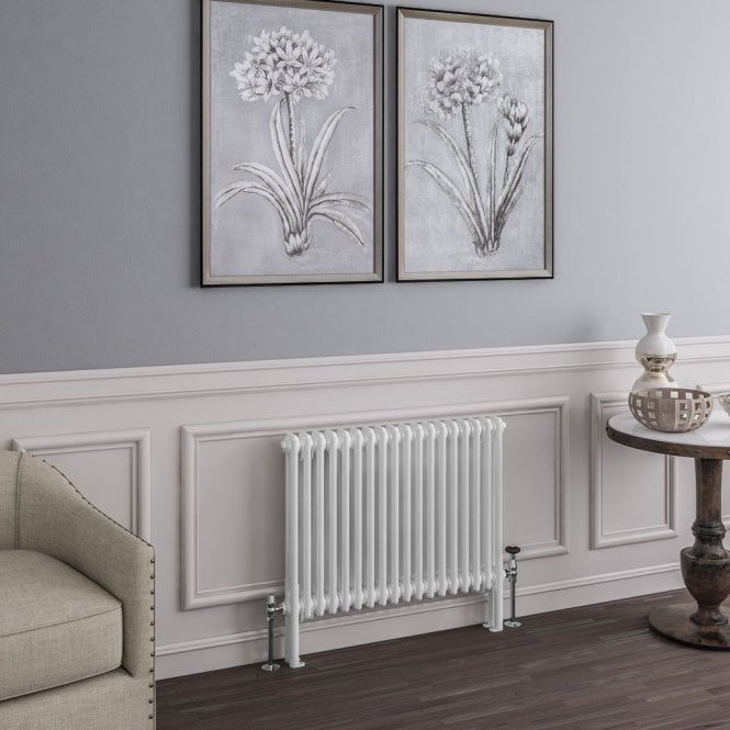 Eastbrook  Imperia 2 Column Radiator 600mm x 830mm Gloss White   41.0338