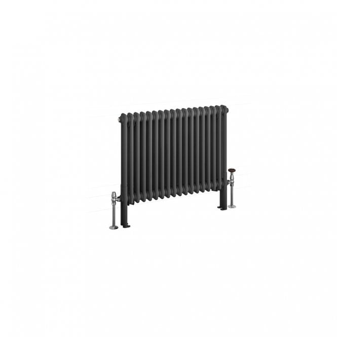 Eastbrook  Imperia 2 Column Radiator 600mm x 830mm Matt Anthracite   41.0343