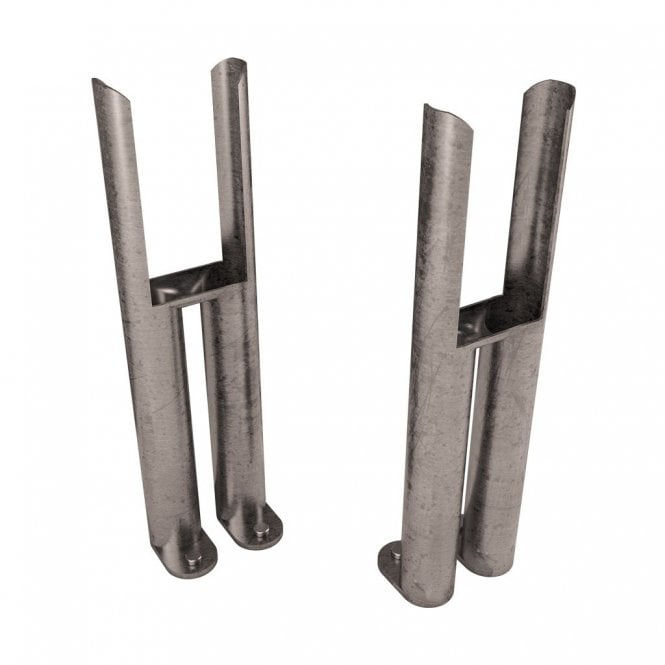 Eastbrook  Imperia 2 Column Radiator Feet (Pair) Bare Metal   41.0429