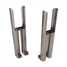 Eastbrook Imperia 2 Column Radiator Feet (Pair) Bare Metal   41.0429