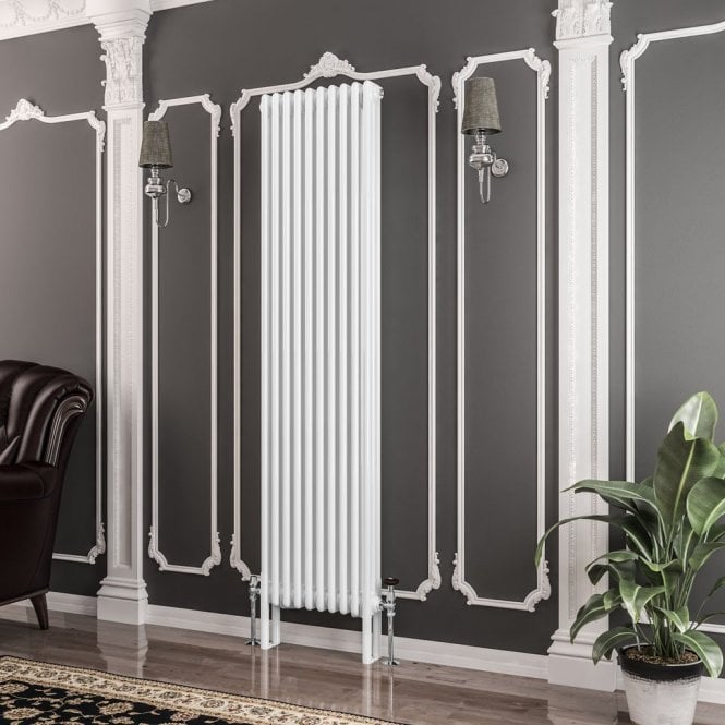 Eastbrook  Imperia 3 Column Radiator 1800mm x 470mm Gloss White   41.0350