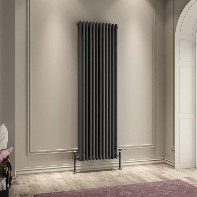 Eastbrook  Imperia 3 Column Radiator 1800mm x 560mm Matt Anthracite   41.0978