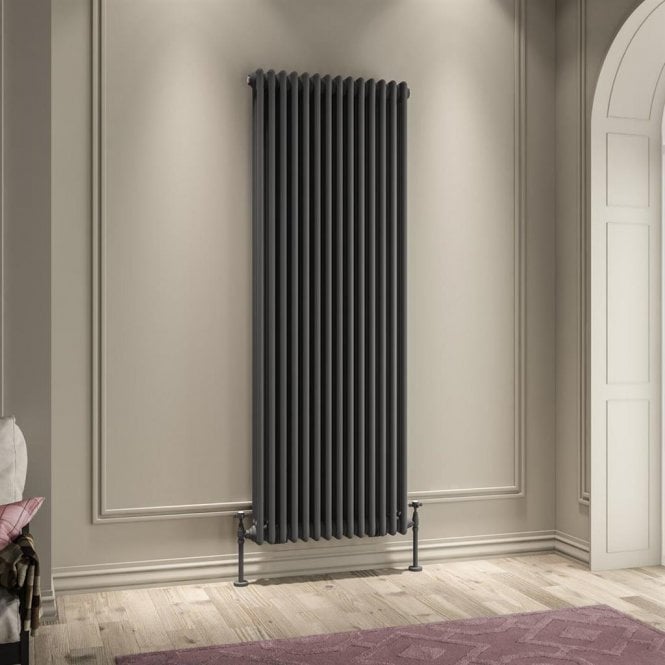 Eastbrook  Imperia 3 Column Radiator 1800mm x 650mm Matt Anthracite   41.0980