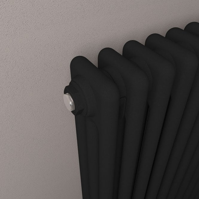 Eastbrook  Imperia 3 Column Radiator 300mm x 1370mm Matt Black   41.0765