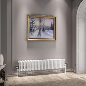 Eastbrook Imperia 3 Column Radiator 300mm x 1460mm Gloss White   41.0942