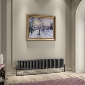Eastbrook Imperia 3 Column Radiator 300mm x 1460mm Matt Anthracite   41.0946