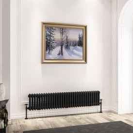 Eastbrook Imperia 3 Column Radiator 300mm x 1460mm Matt Black   41.0950