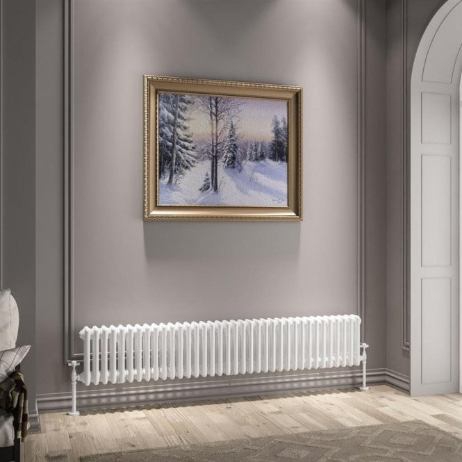 Eastbrook  Imperia 3 Column Radiator 300mm x 1640mm Gloss White   41.0943