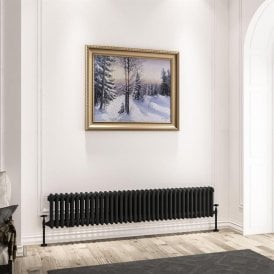 Eastbrook Imperia 3 Column Radiator 300mm x 1640mm Matt Black   41.0951