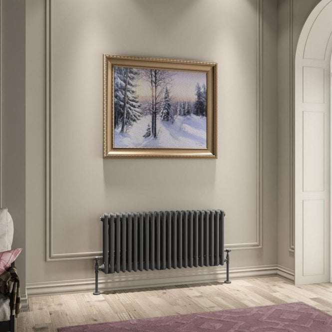 Eastbrook  Imperia 3 Column Radiator 450mm x 1010mm Matt Anthracite   41.0959