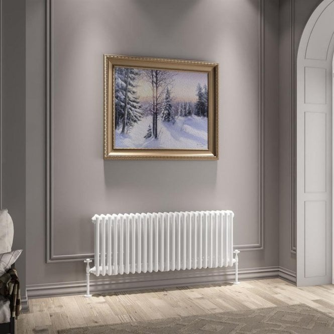 Eastbrook  Imperia 3 Column Radiator 450mm x 1145mm Gloss White   41.0955