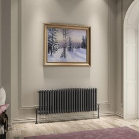 Eastbrook Imperia 3 Column Radiator 450mm x 1145mm Matt Anthracite   41.0960