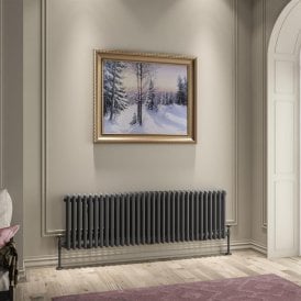 Eastbrook Imperia 3 Column Radiator 450mm x 1460mm Matt Anthracite   41.0961