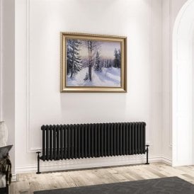 Eastbrook Imperia 3 Column Radiator 450mm x 1460mm Matt Black   41.0966