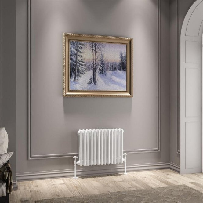 Eastbrook  Imperia 3 Column Radiator 450mm x 605mm Gloss White   41.0952
