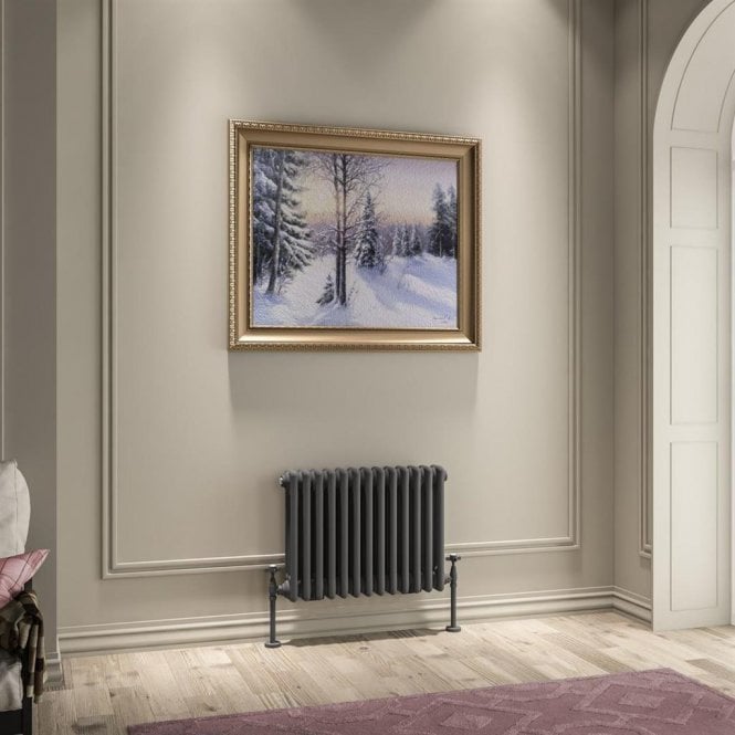 Eastbrook  Imperia 3 Column Radiator 450mm x 605mm Matt Anthracite   41.0957