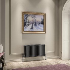 Eastbrook Imperia 3 Column Radiator 450mm x 830mm Matt Anthracite   41.0958