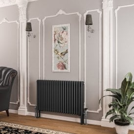 Eastbrook Imperia 3 Column Radiator 600mm x 1010mm Matt Anthracite   41.0416