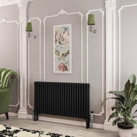 Eastbrook Imperia 3 Column Radiator 600mm x 1145mm Matt Black   41.0773