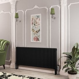 Eastbrook Imperia 3 Column Radiator 600mm x 1460mm Matt Black   41.0774