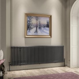 Eastbrook Imperia 3 Column Radiator 600mm x 1820mm Matt Anthracite   41.0970