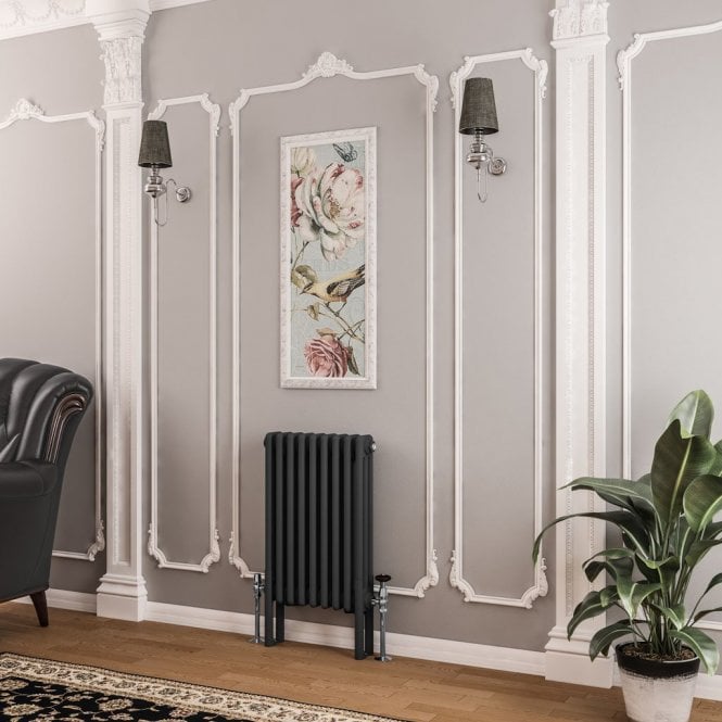 Eastbrook  Imperia 3 Column Radiator 600mm x 425mm Matt Anthracite   41.0412