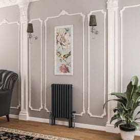 Eastbrook Imperia 3 Column Radiator 600mm x 425mm Matt Anthracite   41.0412