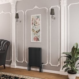 Eastbrook Imperia 3 Column Radiator 600mm x 470mm Matt Anthracite   41.0413