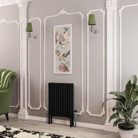 Eastbrook Imperia 3 Column Radiator 600mm x 515mm Matt Black   41.0768