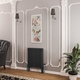 Eastbrook Imperia 3 Column Radiator 600mm x 560mm Matt Anthracite   41.0415