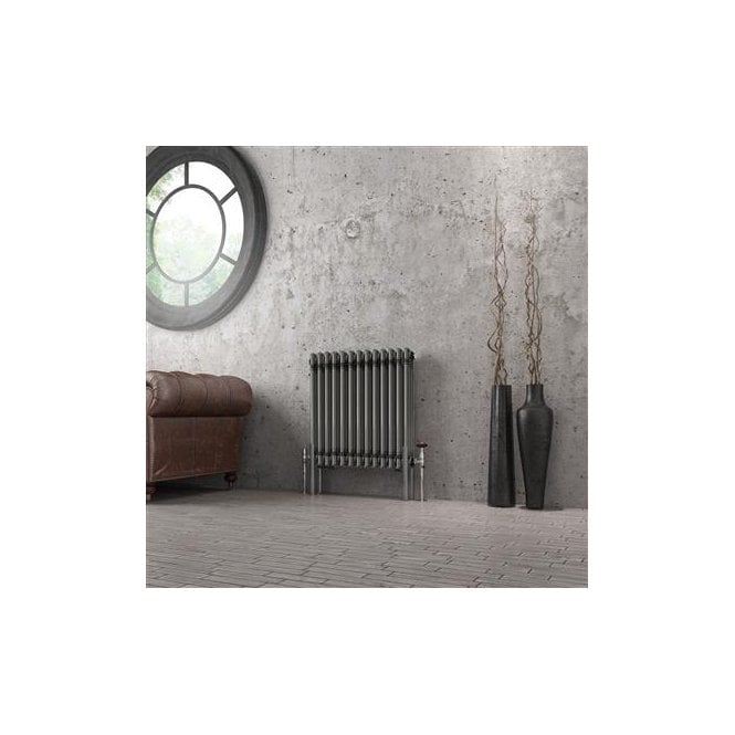 Eastbrook  Imperia 3 Column Radiator 600mm x 605mm Bare Metal   41.0424