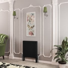 Eastbrook Imperia 3 Column Radiator 600mm x 605mm Matt Black   41.0770