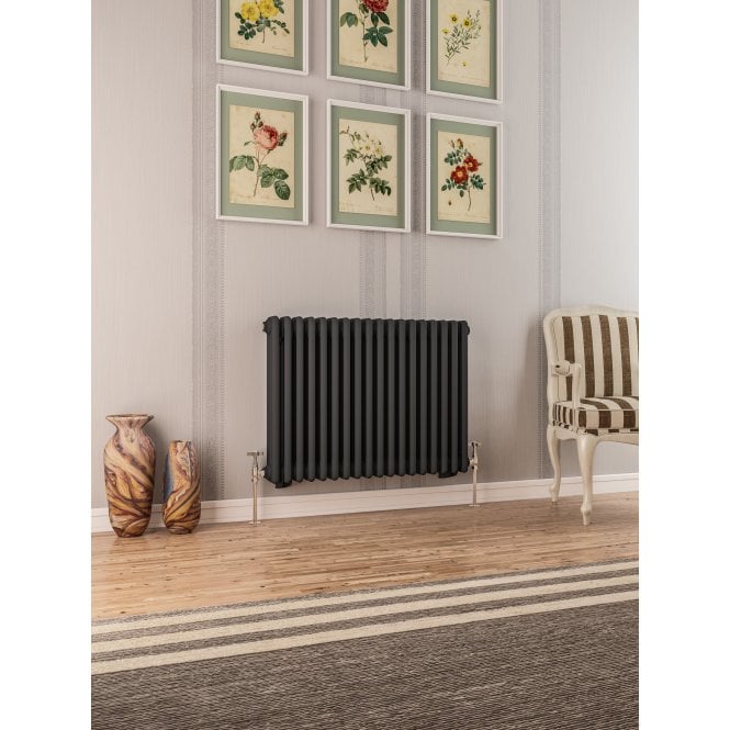Eastbrook  Imperia 3 Column Radiator 600mm x 830mm Matt Anthracite   41.0353