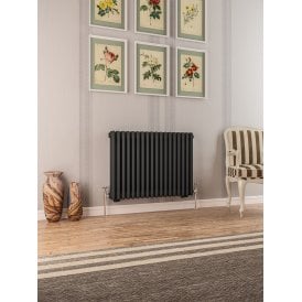 Eastbrook Imperia 3 Column Radiator 600mm x 830mm Matt Anthracite   41.0353
