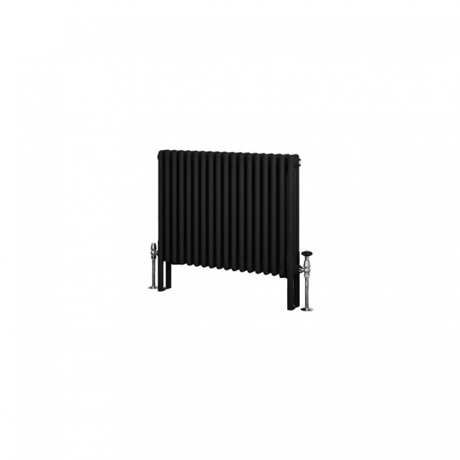Eastbrook  Imperia 3 Column Radiator 600mm x 830mm Matt Black   41.0771