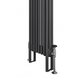 Eastbrook Imperia 3 Column Radiator Feet (Pair) Matt Anthracite   41.0360