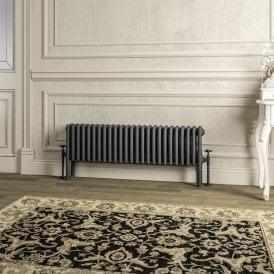 Eastbrook Imperia 4 Column Radiator 300mm x 1145mm Matt Anthracite   41.1038