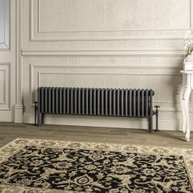 Eastbrook Imperia 4 Column Radiator 300mm x 1370mm Matt Anthracite   41.1039