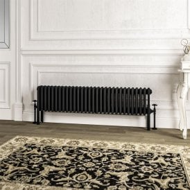 Eastbrook Imperia 4 Column Radiator 300mm x 1370mm Matt Black   41.1045