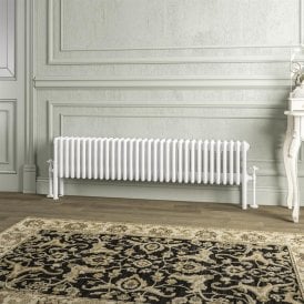 Eastbrook Imperia 4 Column Radiator 300mm x 1460mm Gloss White   41.1034