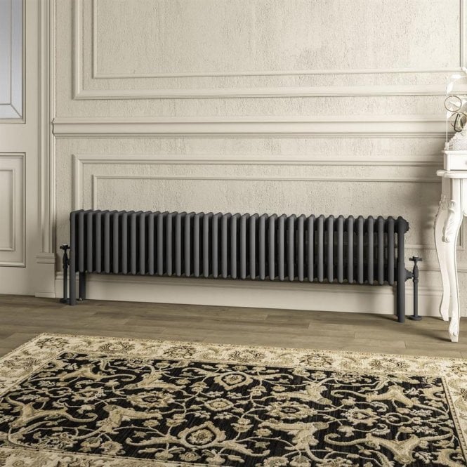 Eastbrook  Imperia 4 Column Radiator 300mm x 1640mm Matt Anthracite   41.1041